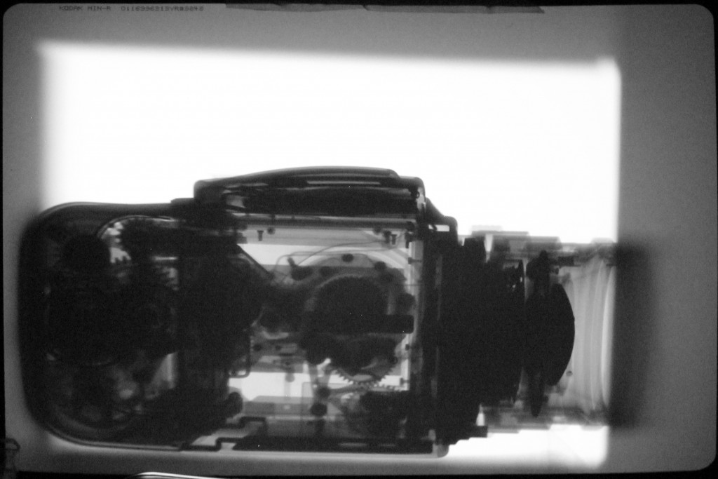 Xray of a Hasselblad 500